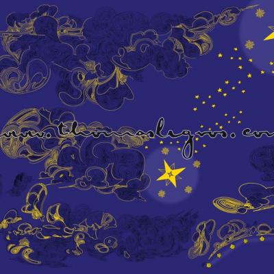 Imprimé ciel étoilé