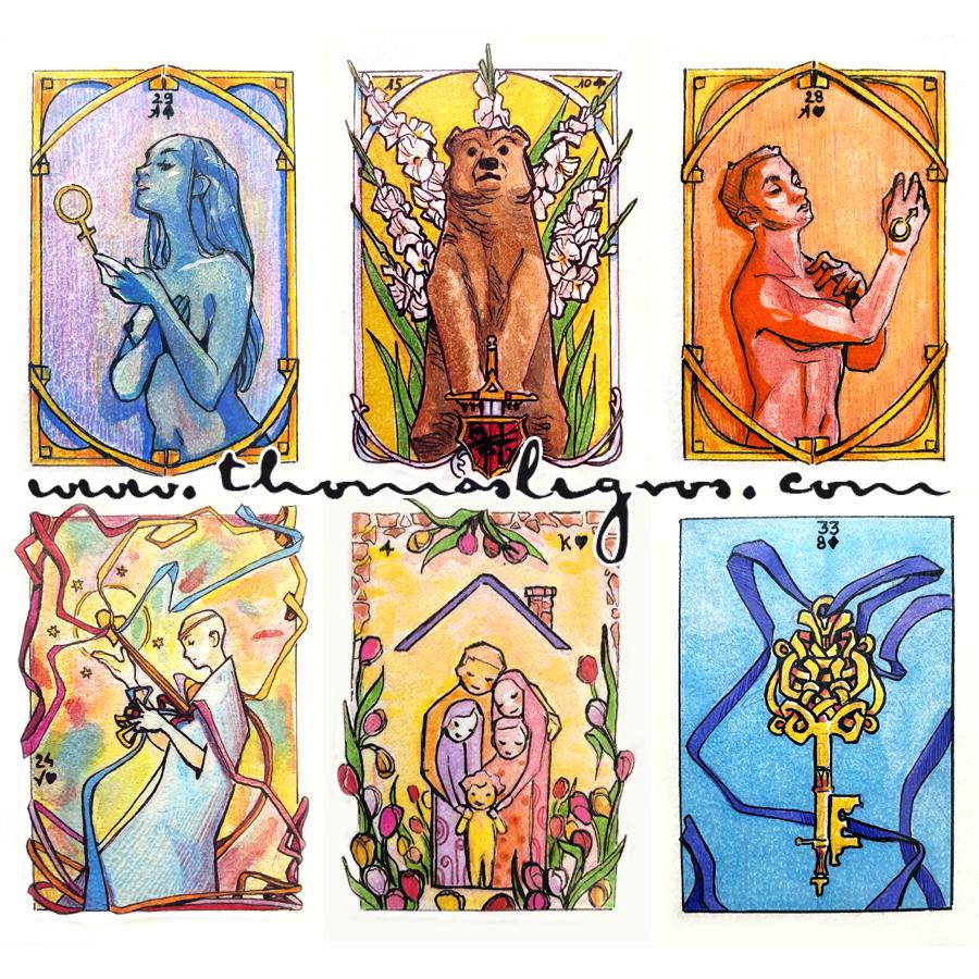 Illustration oracle le petit lenormand