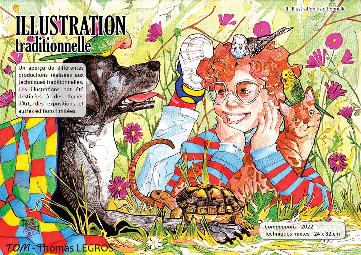 Illustration traditionnel titre